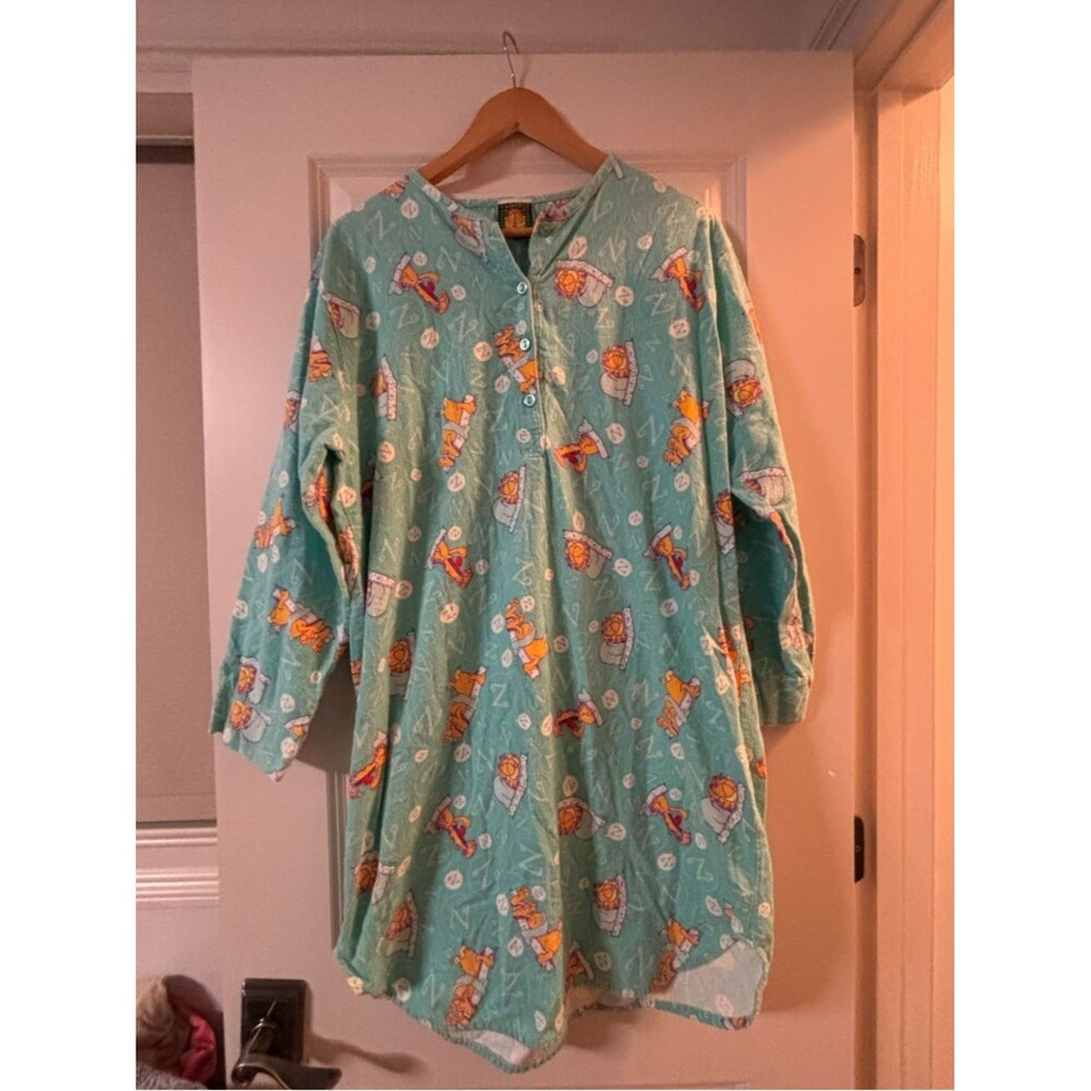 Garfield Nightgown Vintage L